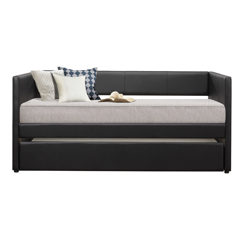 Upholstered Daybed with Trundle